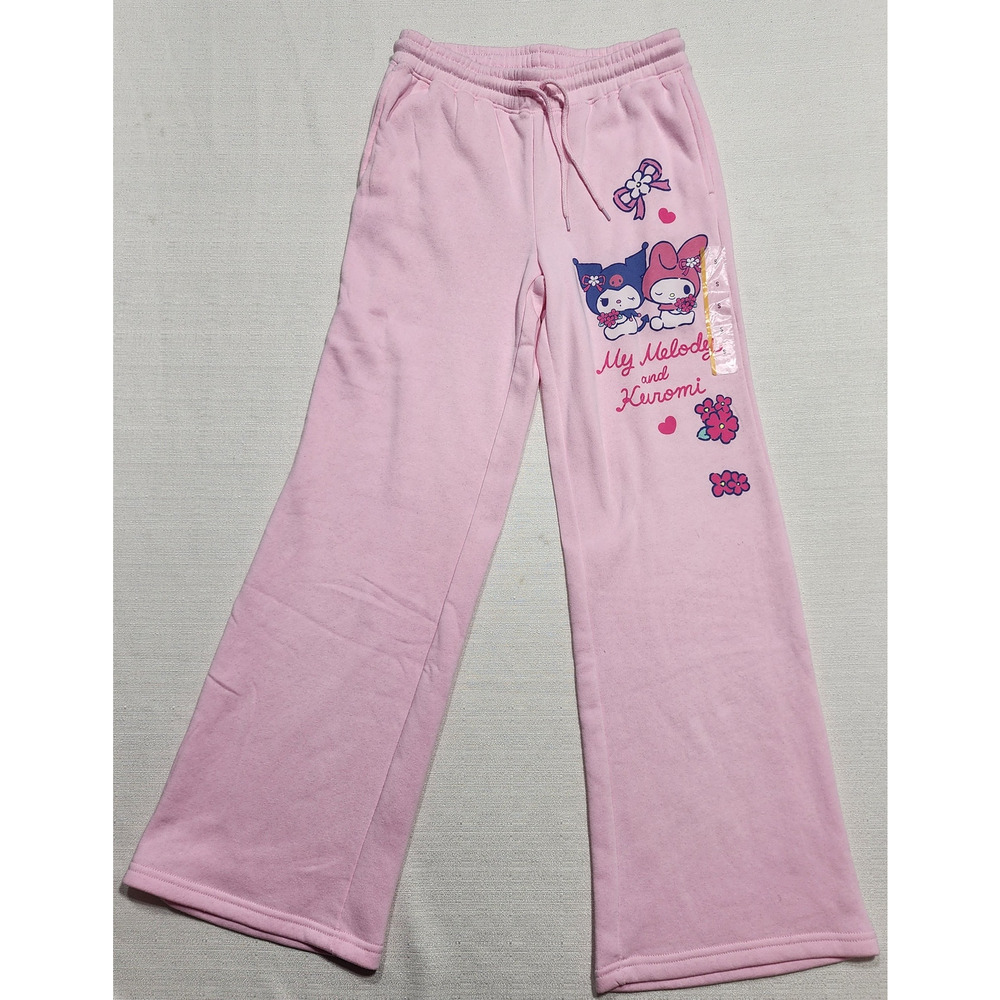 Kuromi and my melody sweatpants smalll women's adjustable